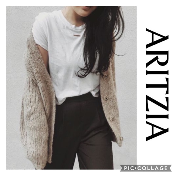 Aritzia Sweaters - Wilfred Eva Sweater Cardigan Italian Wool Alpaca M